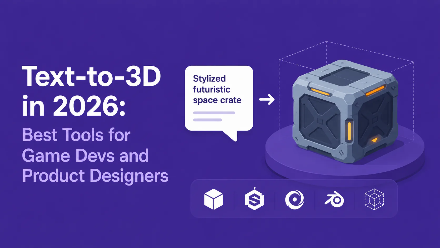 Meshy AI, Tripo AI, and Rodin text-to-3D tool interfaces showing game-ready 3D assets generated from text prompts in 2026